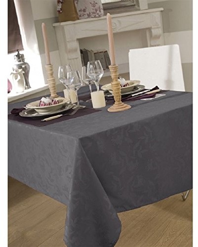 PROMOFLASH83 Obrus na stół calitex wykonana z materiału prostokątna 150x250 ombra ciemny szary OK
