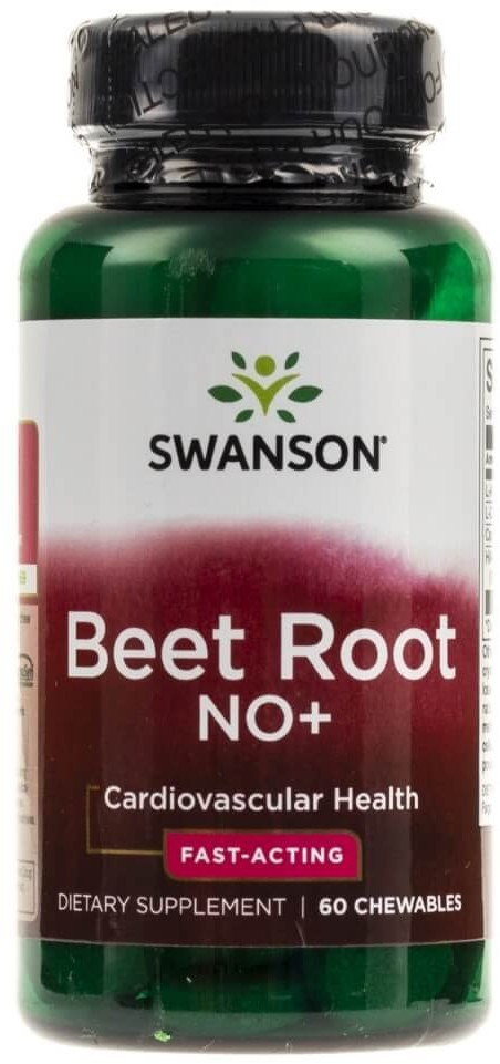 SWANSON Beet Root NO+ - 60 tabletek do ssania