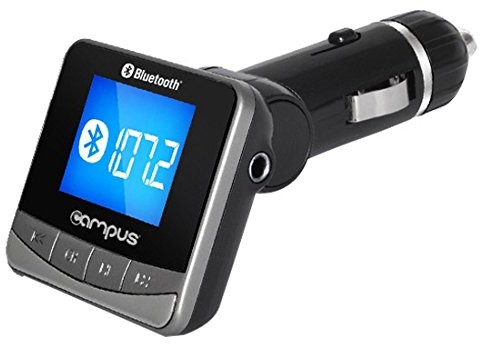 CAMPUS Campus Bluetooth: transmiter FM nadajnik Bluetooth na smartfon/tablet Czarny, czarny FT-892BT