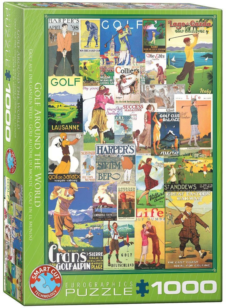 Eurographics Puzzle 1000 Golf Around the World 6000-0933 -