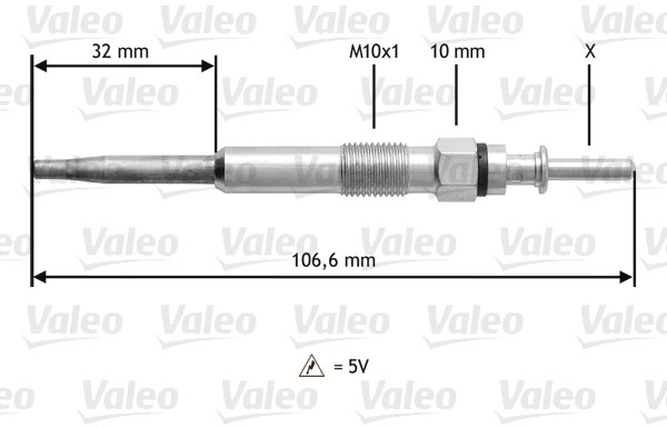 VALEO swieca zarowa 345134