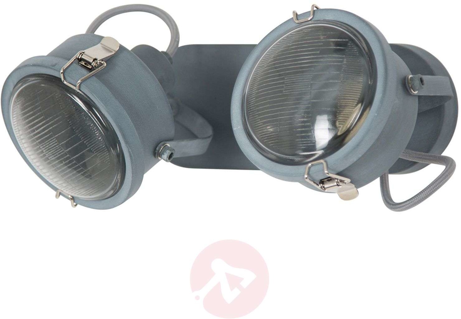 K. S. Verlichting 2-punktowa lampa sufitowa Satellite szara