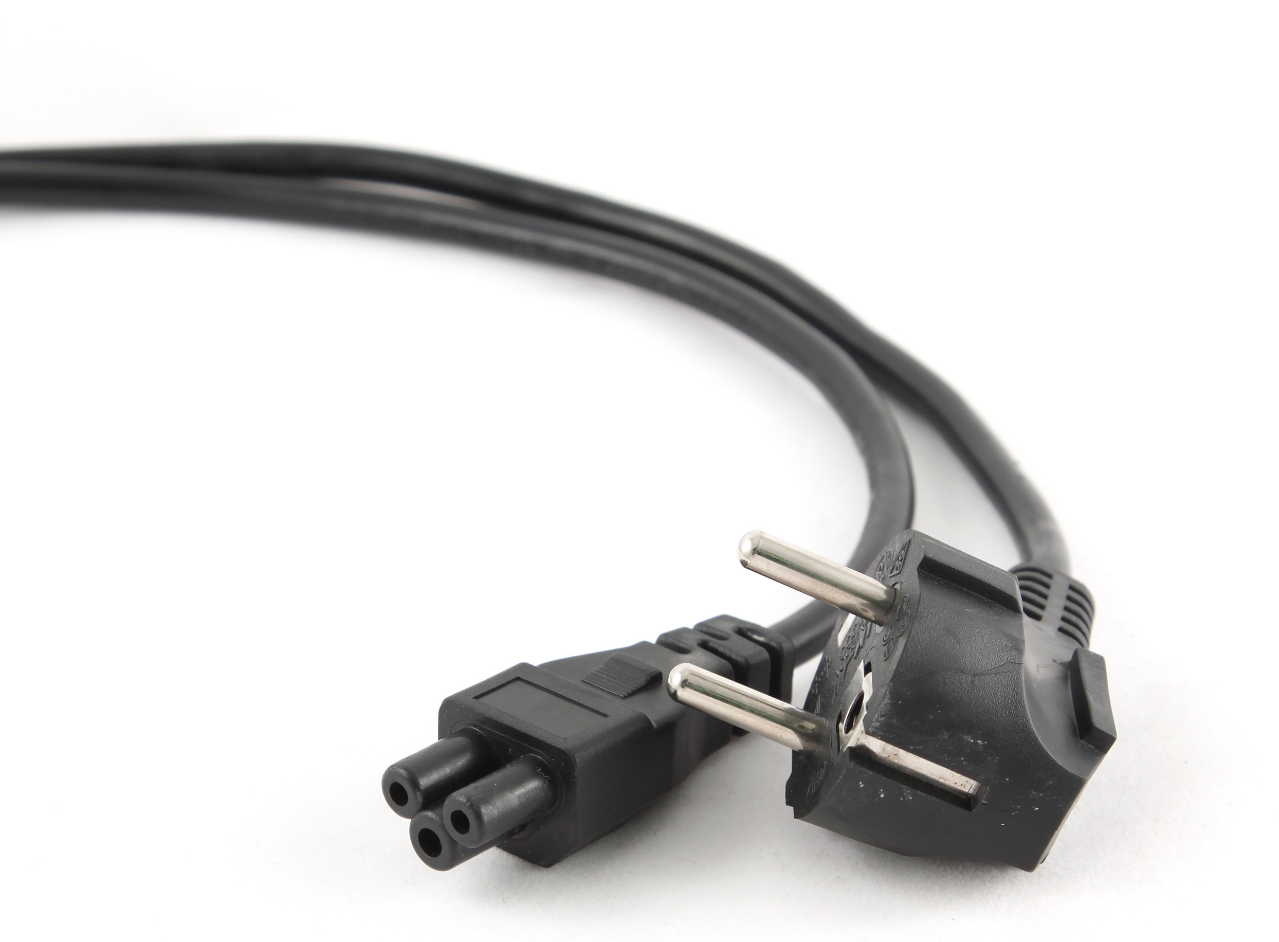 Gembird KABEL ZASILAJĄCY DO NOTEBOOKA KONICZYNKA C5 (3 PIN) VDE 1M, CZARNY PC-186-ML12-1M