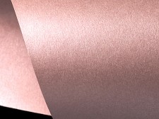 Papeterra Różowy metalizowany błyszczący Sirio Pearl Misty Rose, próbka formatu A6 125 g (ppp434) ppp434