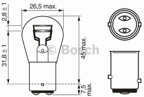 BOSCH 1 987 302 524 kolor hlampe 1 987 302 524