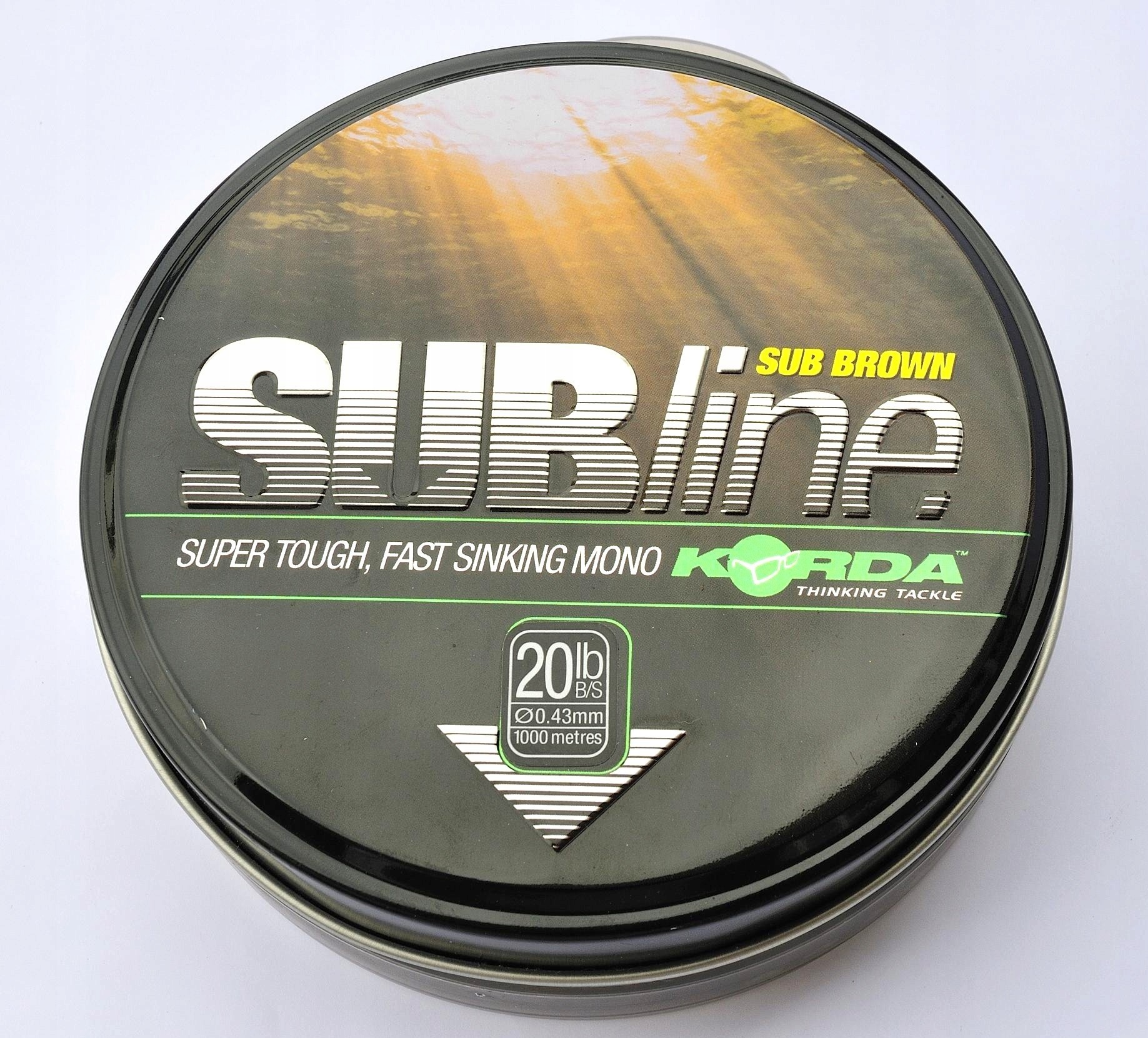 Korda SUBline Brown 12lb - 0.35mm - 1000m
