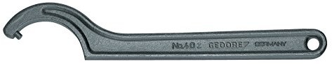 Gedore klucz hakowy z nosa okrągły, 58  62 MM  40 z 58  62 6337120