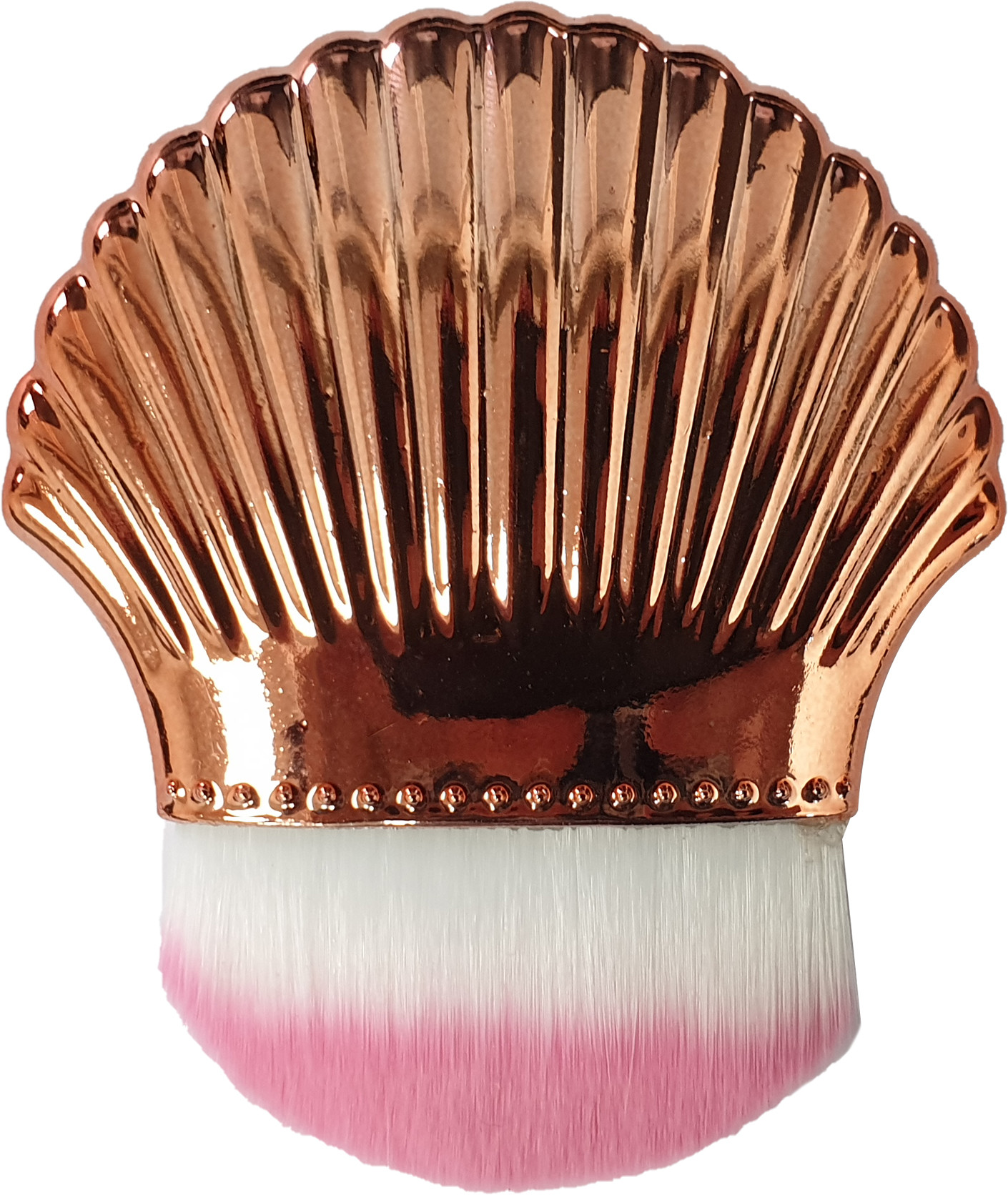 PĘDZEL DO MAKIJAŻU KONTUROWANIE MAKEUP MUSZELKA MIEDŹ VERA-16-MIEDZ