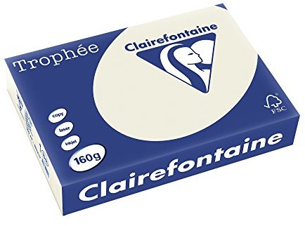 Unbekannt Clairalfa papier wielofunkcyjny Trophee, A4, 160 g/m, szary 1041