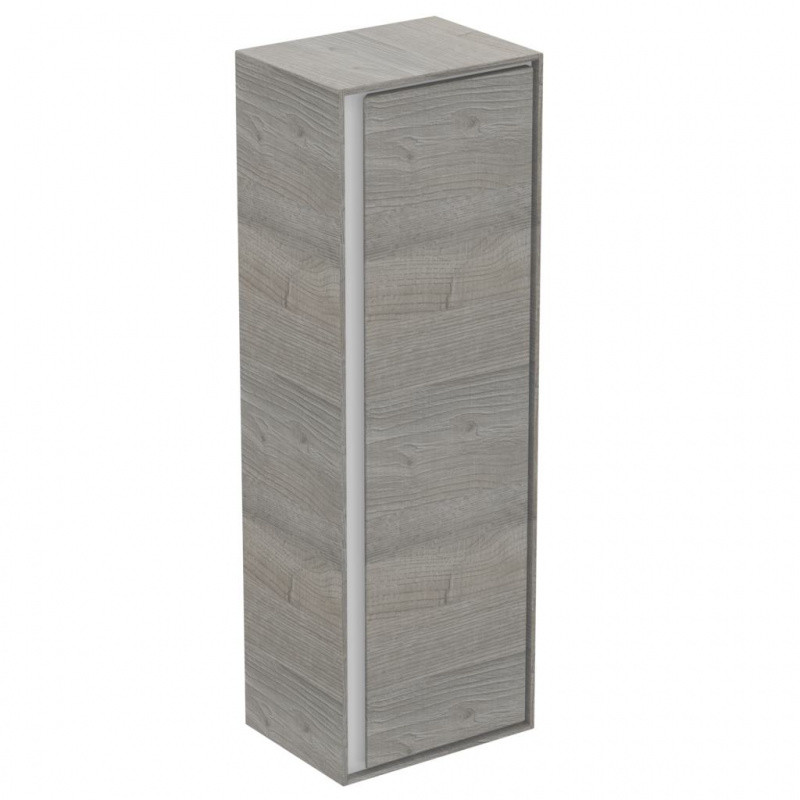 Ideal Standard Connect Air Szafka łazienkowa wisząca 40x120x30 cm jasnoszare drewno/biała mat E0834PS