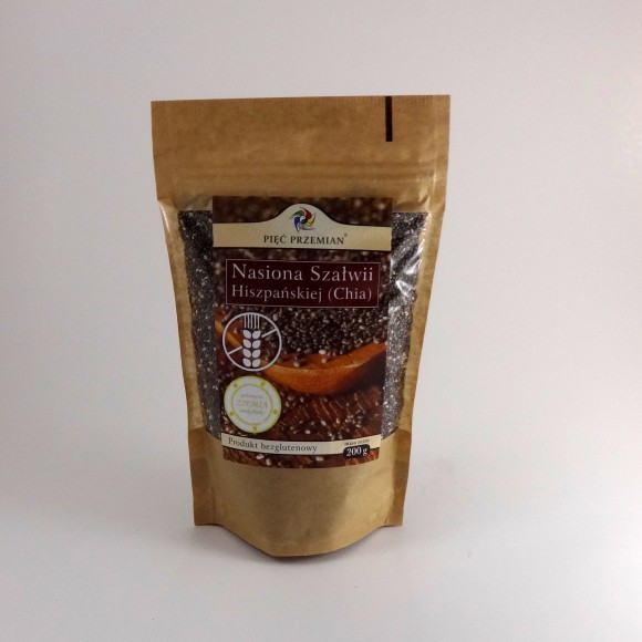 Pięć Przemian - Simpatiko s.c. Nasiona Szałwii Hiszpańskiej (Chia) 200g
