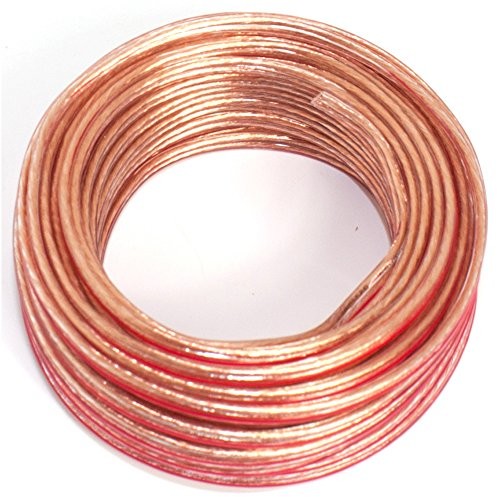 Seki Przewód głośnikowy 10 m  2 X 0,5 mm  100% CCA MIEDŹ; kabel audio przezroczysty 311955
