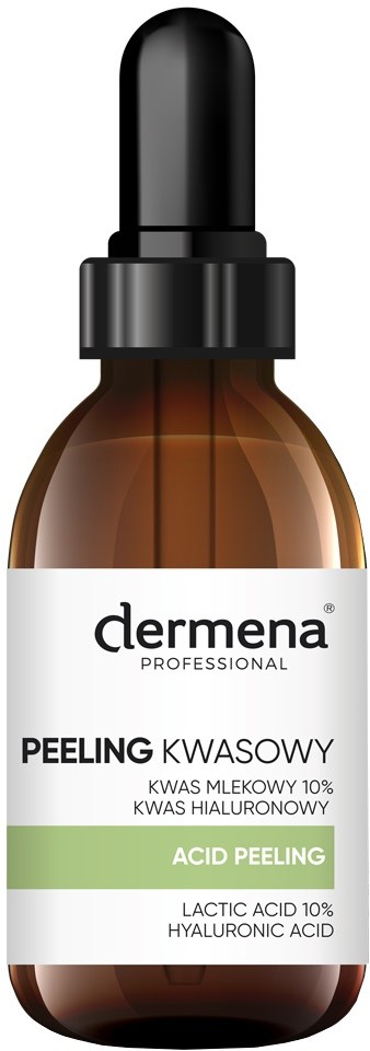 Dermena Professional Dermena Professional - Peeling kwasowy (Kwas mlekowy 10% + Kwas hialuronowy) 20ml