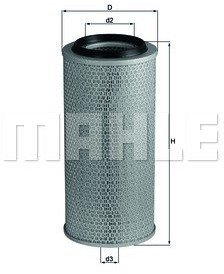 Mahle knecht LX 236 filtr powietrza LX 236