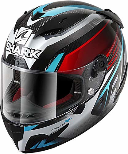 Shark Casque intégral moto Race R Pro Aspy CARBON, czerwony niebieski DRB, XL HE8661EDRBXL