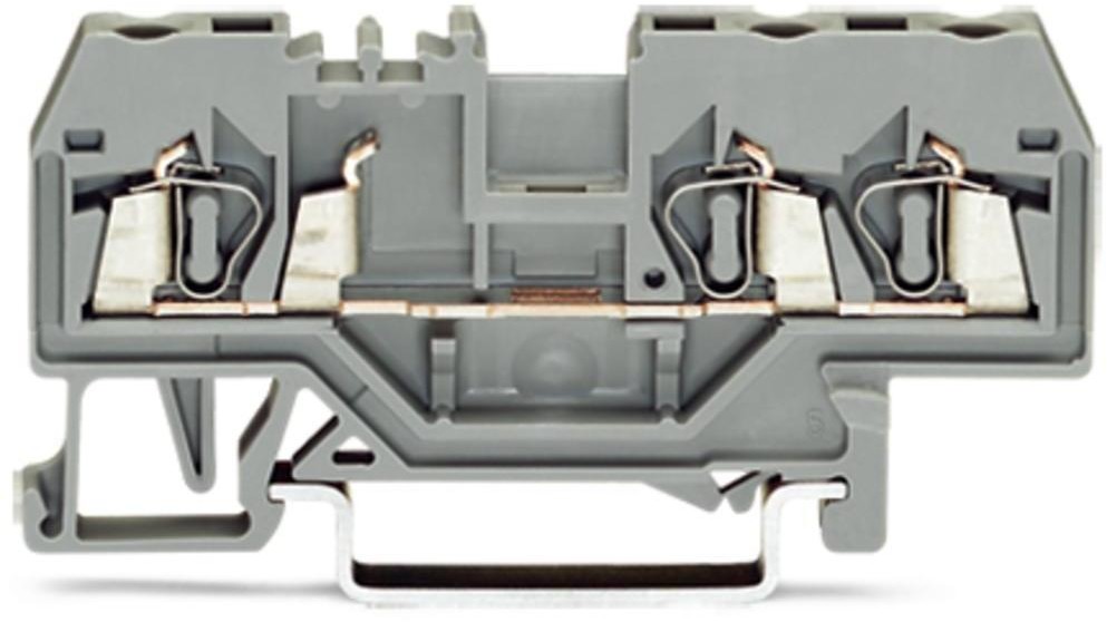 WAGO Terminal przepustowy WAGO 5 mm Sprężynowe czerwony 280-653 100 szt 280-653