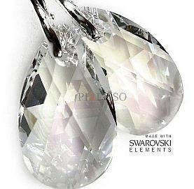 Swarovski przepiękne kolczyki MOONLIGHT 28mm