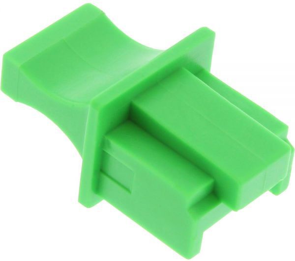 InLine Osłona przeciwkurzowa do gniazda RJ45 żeńskiego zielona 10szt 59942H 59942H