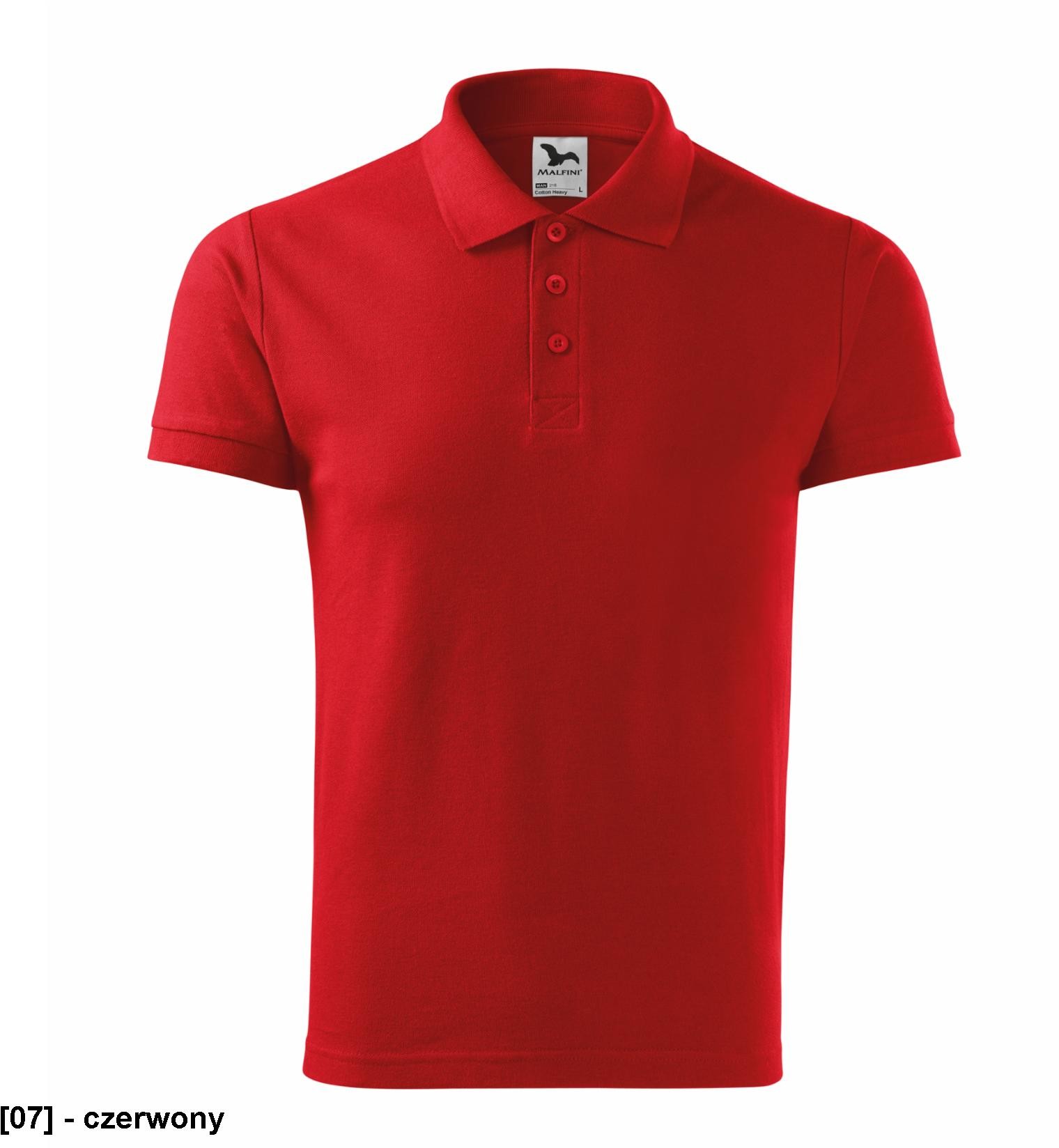 ADLER MALFINI Cotton Heavy 215 - Koszulka polo męska, 220 g/m, 100% bawełna, 12 kolorów - S-3XL Cotton Heavy 215