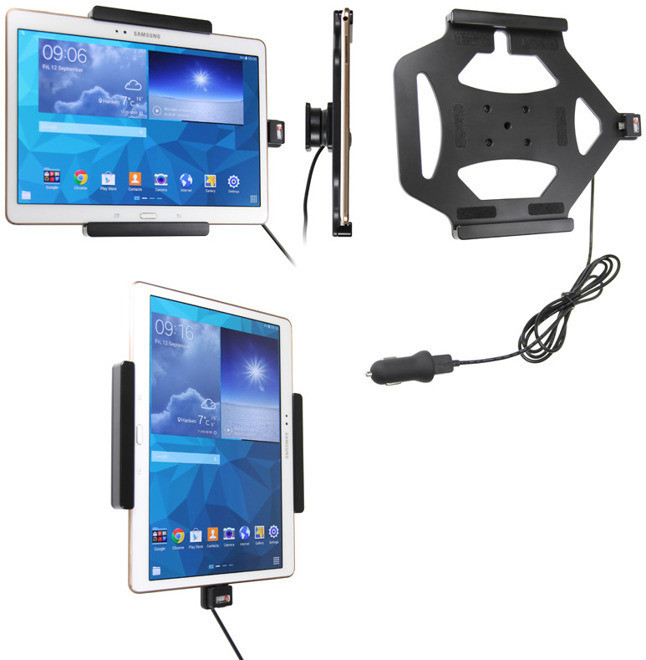 Samsung Brodit AB Uchwyt aktywny z kablem USB do Galaxy Tab S 10.5 SM-T800 & SM-T805 521653