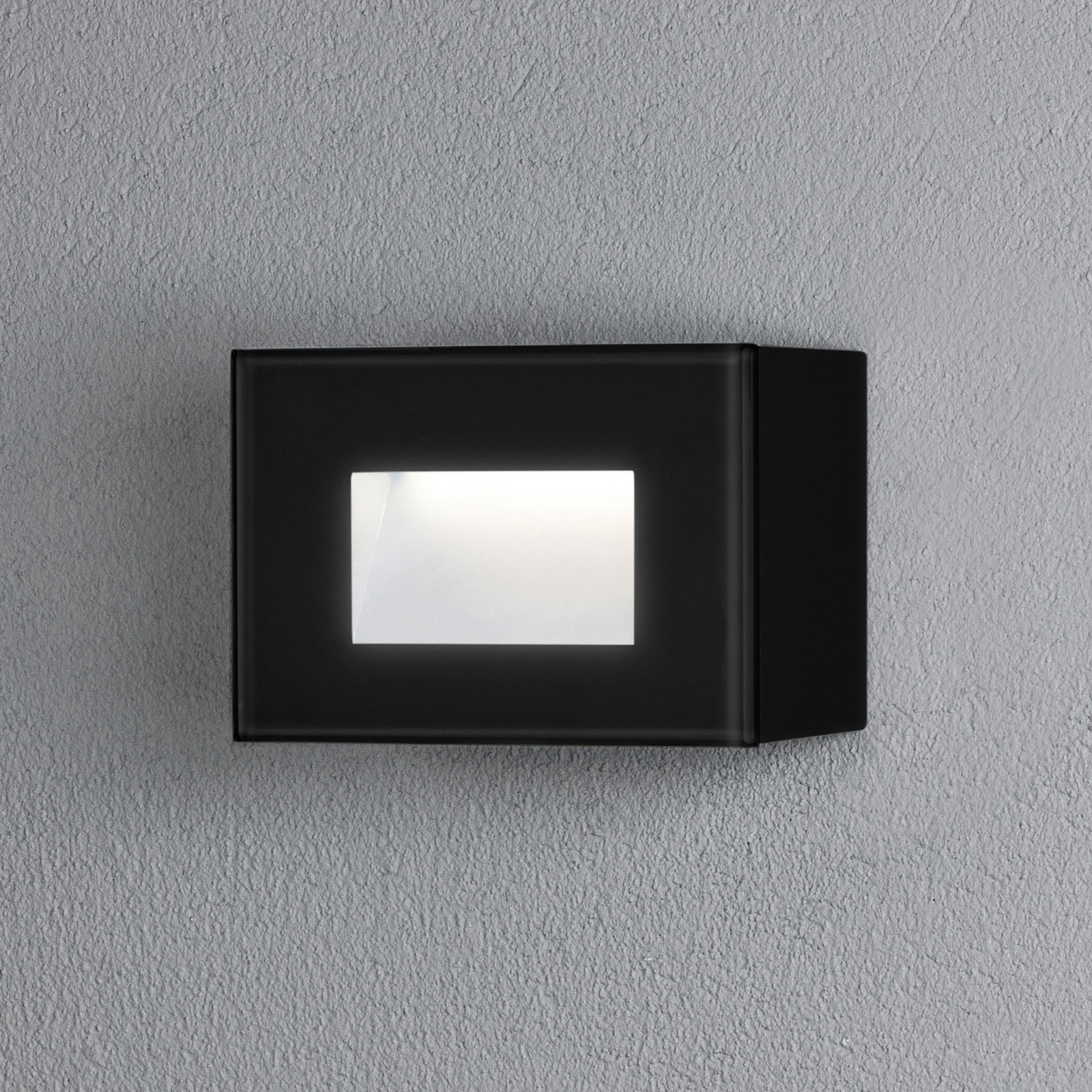 Konstmide Kinkiet zewnętrzny LED Chieri, 12, 8 cm, czarny