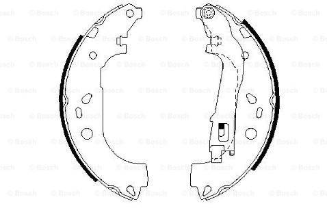 BOSCH Szczki hamulcowe - komplet 0 986 487 717