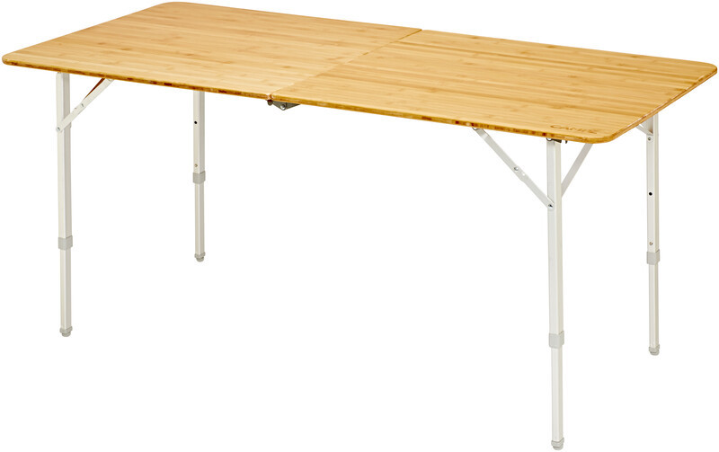 CAMPZ Bambusowy stół składany 150x70x70cm, brown  2021