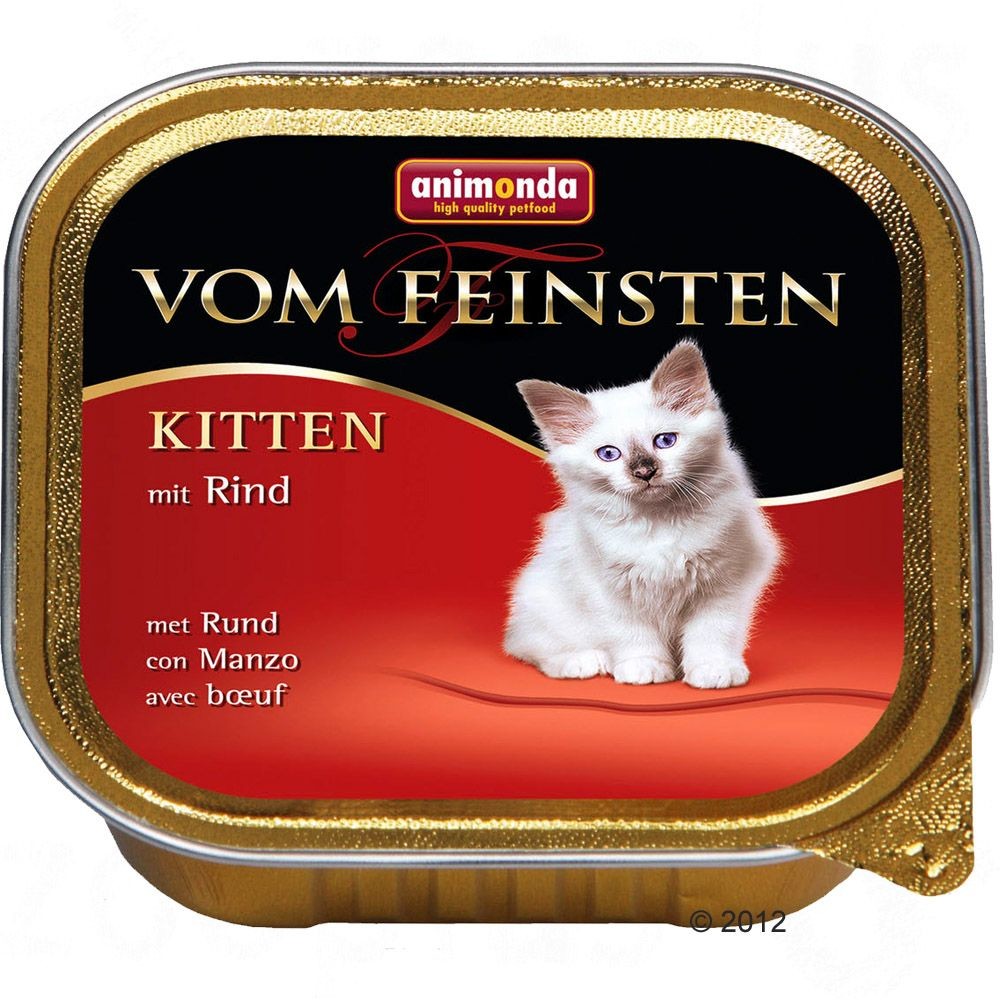 Animonda vom Feinsten Kitten 6 x 100 g Z jagnięciną