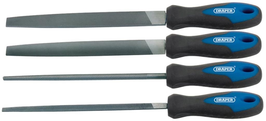 DRAPER Tools Zestaw pilników, 4 części, 200 mm, 44962 Tools