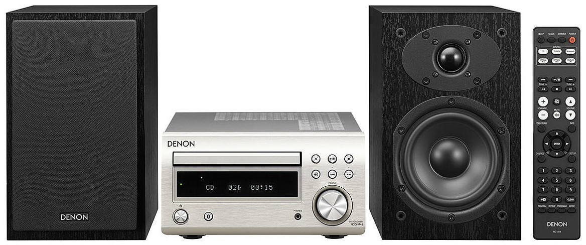 Denon Mini wieża stereo: D-M41, Kolor: Czarny