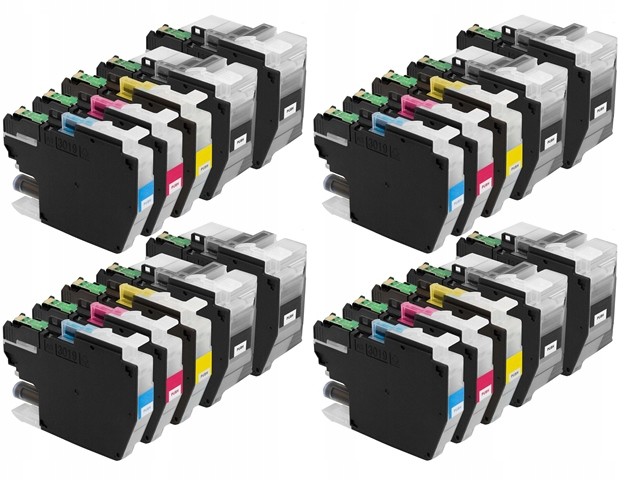 Zestaw 20x tusz do Brother LC-3219 Cmyk zamienniki