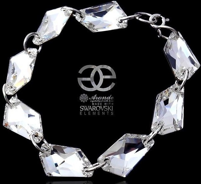 Swarovski Arande Elegancka Bransoletka CRYSTAL ART SREBRO 4596332633