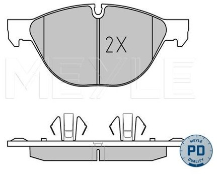 Wulf Gaertner Autoparts Zestaw klocków hamulcowych, hamulce tarczowe Wulf Gaertner Autoparts 025 241 7219/PD