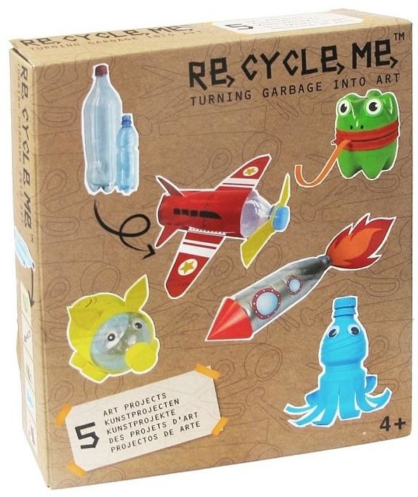 Re-Cycle-Me Zestaw Kreatywny Samolot 5 zabawek