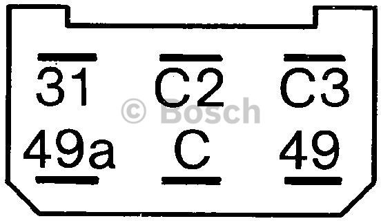 Bosch Nadajnik mrugania świateł awaryjnych 0 335 200 160
