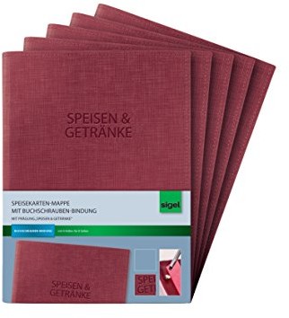 Sigel kart potraw-binder z śruby książkowe-do wiązania A5 5 szt. SM133/5