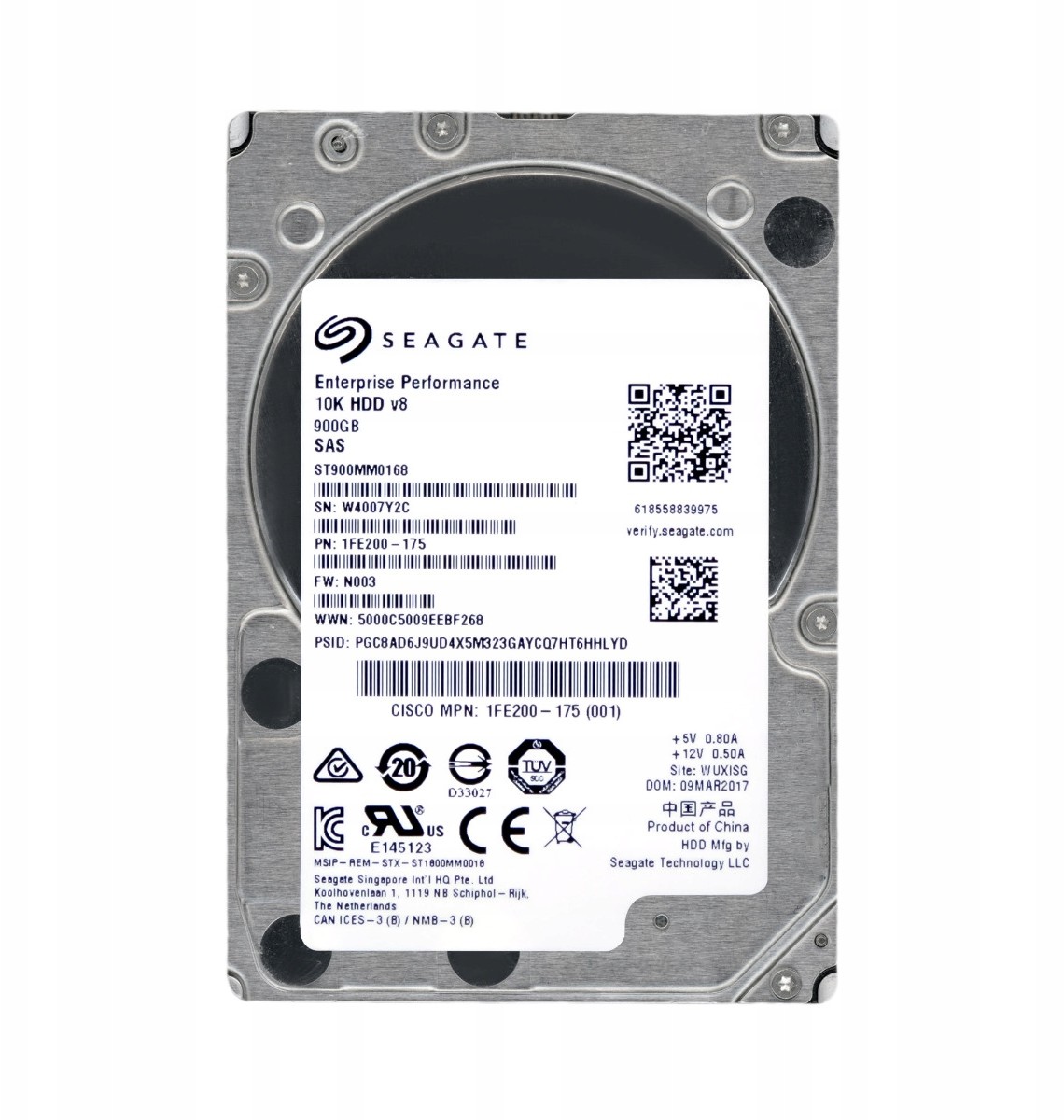 Seagate 900GB 10k 128MB SAS-3 2.5'' ST900MM0168