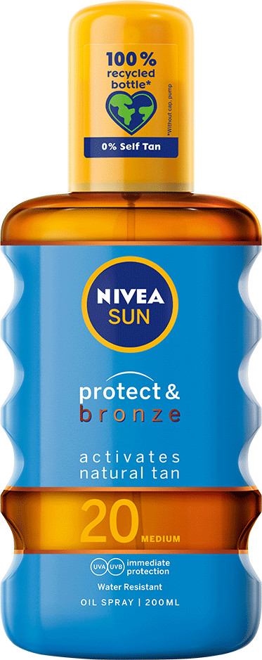 Nivea Sun Protect & Bronze olejek aktywujący opaleniznę SPF20 200ml 98142-uniw