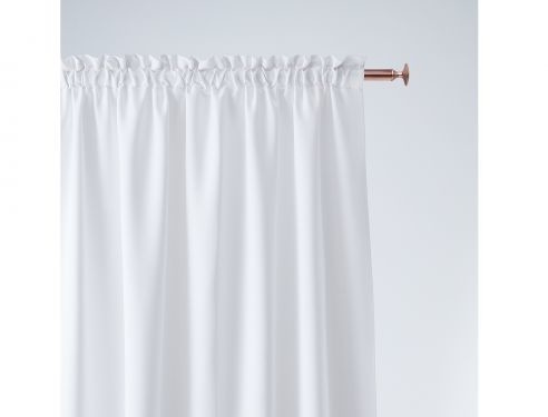 Room99 ZASŁONA AURA - Biała 140x260 Taśma 5908224045881