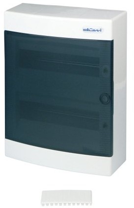 REV Ritter Zestaw natynkowych skrzynka rozdzielcza, szer. x wys. x głęb.): 287 X 361 X 112, 2-rzędowa, 24 pole 0515532555