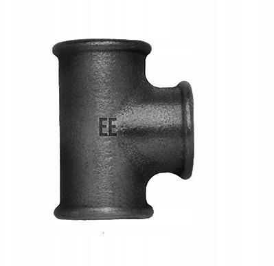Trójnik Uniwersalny 1 1/4'' Stal Czarna