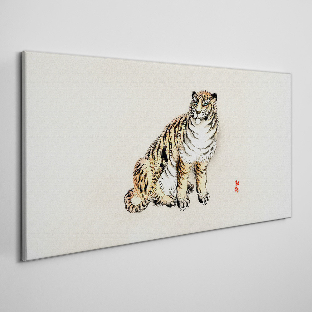 PL Coloray Obraz Canvas Zwierzęta Kot Tygrys 100x50cm