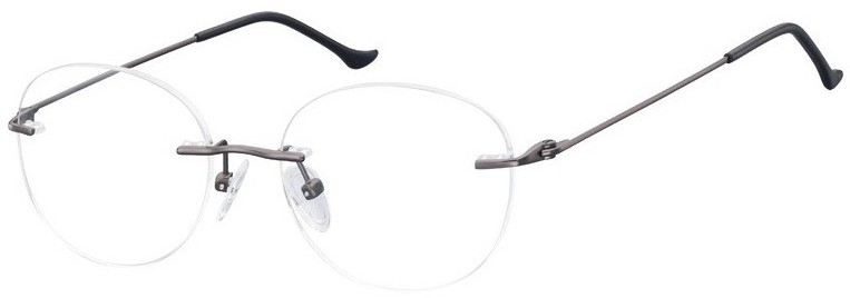 Sunoptic Bezramkowe Okulary Oprawki okrągłe korekcja 987A