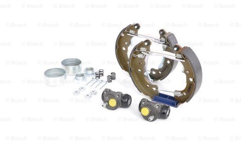BOSCH KIT SUPERPRO, zestaw szczek hamulcowych + cylinderek hamulca koła zamontowany z tyłu, 0 204 114 027 0204114027