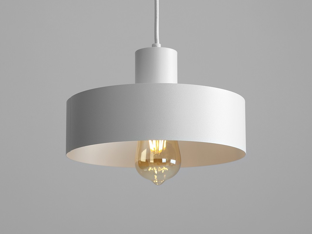 Customform Lampa wisząca FAY 1 M - biały Lampa wisząca FAY 1 M - biały(LP001FAY-1M-01)