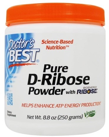 Pure DRibose Powder Ryboza w proszku 250 g Doctor's Best 1036543813