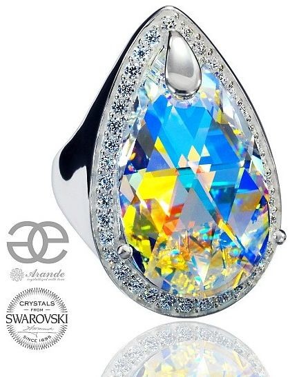 Swarovski Arande SPECIAL PIERŚCIONEK AURORA ENCANTE SREBRO 5098