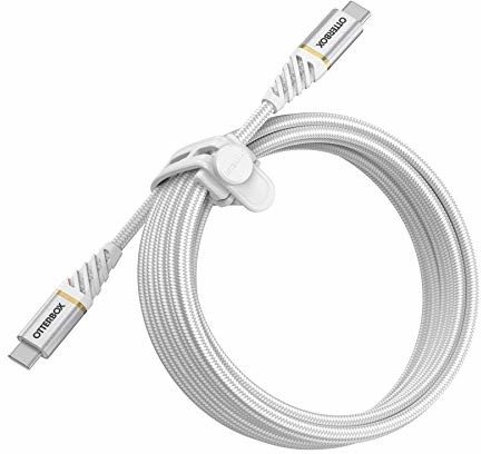 3M OtterBox OtterBox Performance Plus kabel do szybkiego ładowania USB C na USB C PD biały, 78-52682 78-52682