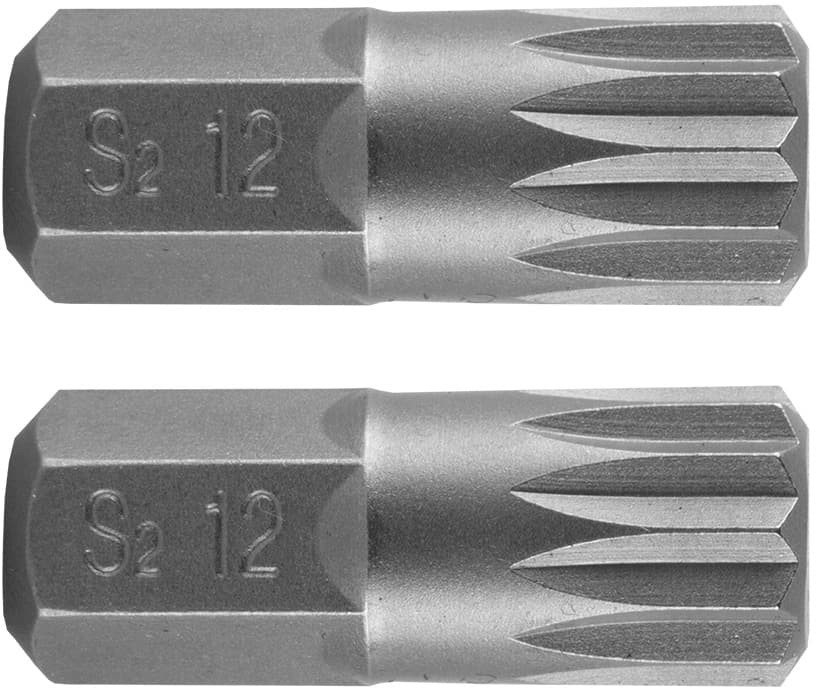 NEO Końcówka Spline M12 x 30 mm S2 x 2 szt TOP-10-904
