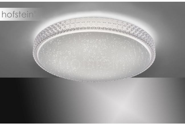 Leuchten Direct Nowoczesny okrągły plafon biały gwieździste niebo 60cm zawiera LED36W 3240 lumenów - Jona